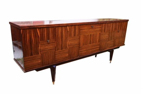 Paryski bufet w stylu ART DECO ok 1940 rok heban makassar 