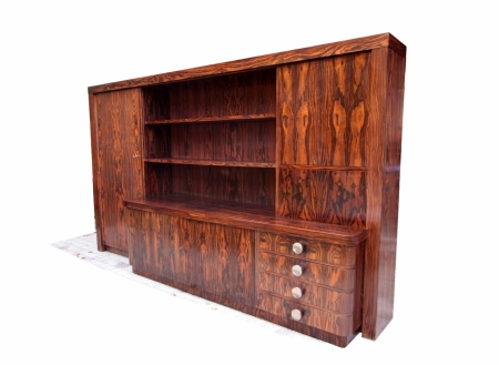 Wyjątkowa BIBLIOTEKA art deco BrunoPaul palisander